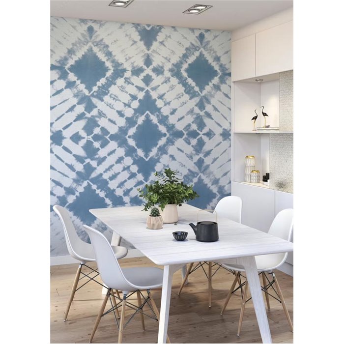 Rasch|Mural pared boho patrón batik mediterráneo|Murales de Pared