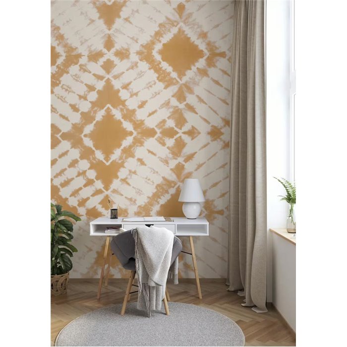 Rasch|Papier peint panoramique boho chic orange|Panoramiques