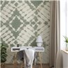 Rasch|Wandbild Boho Chic Batik-Muster grün|Wandbild