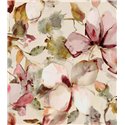 Rasch|Wall mural magnolias watercolor effect pastel pink|Wallmurals