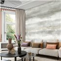 Rasch|Wandbild Stuck Aquarelleffekt grau|Wandbild