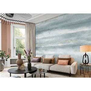 Casadeco|Papier peint panoramique paysage abstrait collines et dunes beige|Panoramiques 2