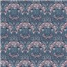 Rasch|Papier peint fleuri bleu imprimé ornemental|Papier Peint