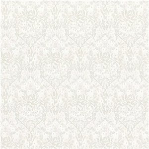 Eijffinger|Romantische Tapete mit weißen Wellen Relief|Romantisch