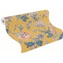Rasch|Papier peint fleuri Boho jaune|Floral
