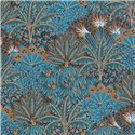 Rasch|Wallpaper tropical palms blue turquoise golden|Floral