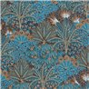 Rasch|Wallpaper tropical palms blue turquoise golden|Floral