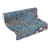 Rasch|Wallpaper tropical palms blue turquoise golden|Floral