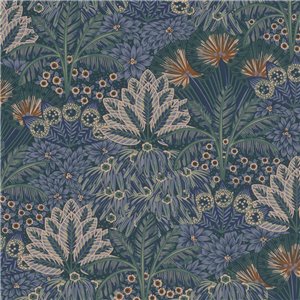 Rasch|Papier peint fleuri forêt multicolore|Papier Peint