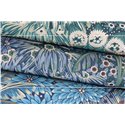 Rasch|Papier peint palmiers et feuillage exotique bleu|Papier Peint