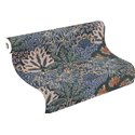 Rasch|Papier peint palmiers et feuillage exotique bleu|Papier Peint