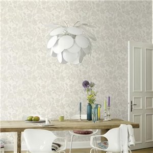 Casadeco|Vinyl-Tapete in Taupegrau mit Stoffeffekt|Grau 2