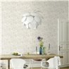 Rasch|Papier peint fleuri romantique gris clair|Floral