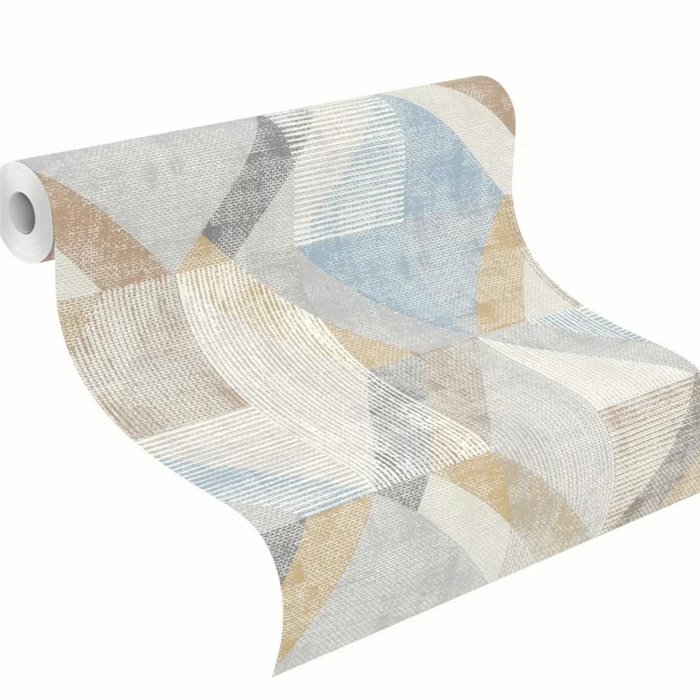 Rasch|Papier peint géométrique moderne effet usé|Géométrique