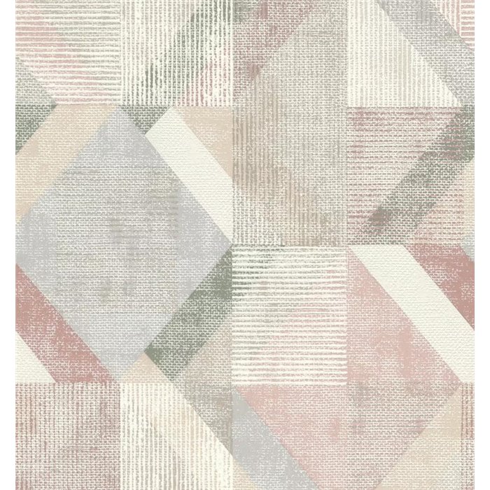 Papel pintado geométrico rombos y triángulos - Rasch Color Your Life 311914