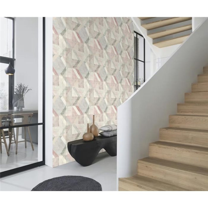 Rasch|Wallpaper geometric diamonds and triangles|Geometric