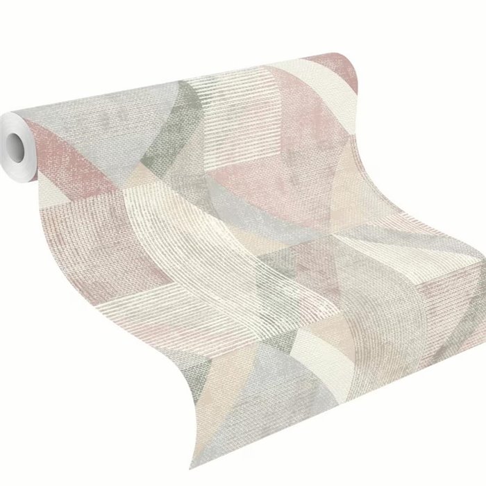 Papel pintado geométrico rombos y triángulos - Rasch Color Your Life 311914