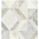 Rasch|Papier peint moderne motif géométrique beige gris|Géométrique