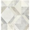 Rasch|Wallpaper modern beige gray geometric pattern|Geometric