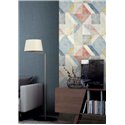Rasch|Tapete geometrisch mehrfarbig moderner Stil|Geometrisch