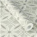 Rasch|Papel pintado azulejos portugués gris y verde|Imitacion Azulejos