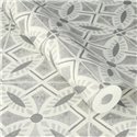 Rasch|Papel pintado azulejo gris tipo mosaico|Imitacion Azulejos