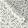 Rasch|Papel pintado azulejo gris tipo mosaico|Imitacion Azulejos