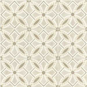 Rasch|Papel pintado azulejos portugués gris y verde|Imitacion Azulejos