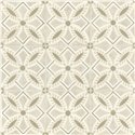 Papel pintado beige con diseño de azulejos artísticos - Rasch Beachhouse 410266