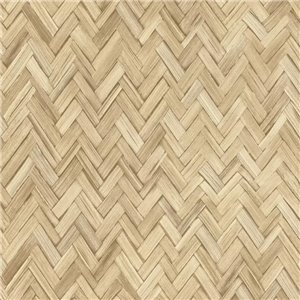 Rasch|Wallpaper woven wicker diamond pattern|Raffia Imitation