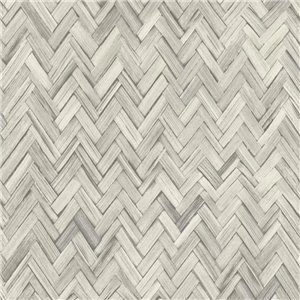 Marburg|Papier Peint point gris argenté brillant en osier|Imitation Raphia