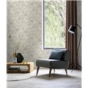 Rasch|Wallpaper light gray wheat woven wicker|Raffia Imitation