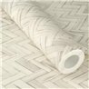 Rasch|Papier peint osier tressé forme épi|Imitation Raphia