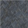 Rasch|Papier peint osier teint bleu|Imitation Raphia