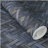 Rasch|Wallpaper dyed blue wicker|Raffia Imitation
