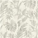 Rasch|Tapete tropische Monstera Pflanzen grau|Tapeten