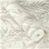 Rasch|Tapete tropische Monstera Pflanzen grau|Tapeten