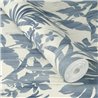 Papel pintado plantas tropicales azul, hojas de monstera  - Rasch Beachhouse 410563
