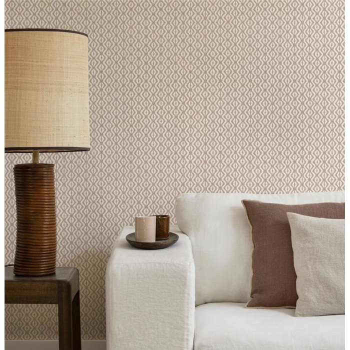 Rasch|Papel pintado ikat estilo bohemio rosado |Papel Pintado