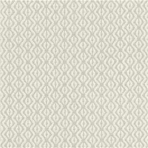 Casadeco|Papel Pintado liso azul verde, efecto textil denim|Papel Pintado