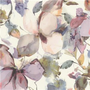 Rasch|Wallpaper watercolor pink magnolia flowers|Floral