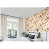Rasch|Wallpaper watercolor pink magnolia flowers|Floral