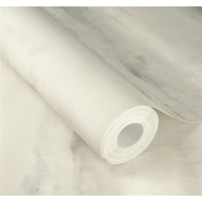 Rasch|Papier peint rayures horizontales estompées gris argenté|Abstrait