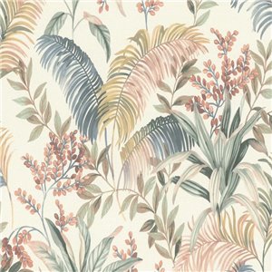 Caselio|Bunte Blumentapete aus einem malerischen Garten|Blumen