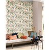 Rasch|Wallpaper multicolor tropical plants|Tropical