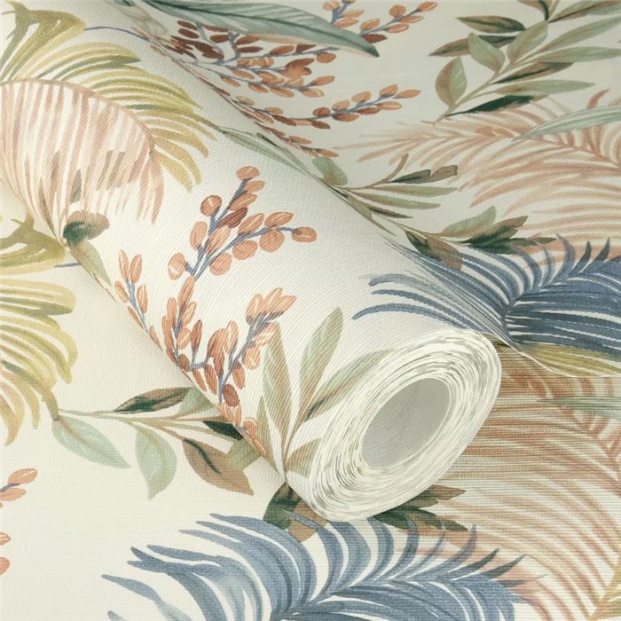 Rasch|Wallpaper multicolor tropical plants|Tropical