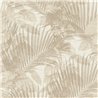 Rasch|Papier peint tropical élégants palmiers beige|Tropical