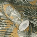 Rasch|Wallpaper tropical yellow green leaves|Tropical