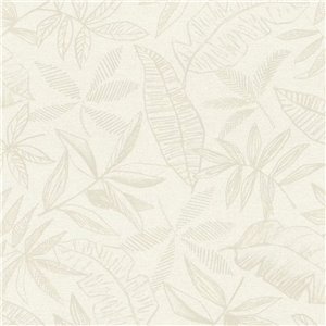 Rasch|Papel pintado floral Boho gris claro|Floral