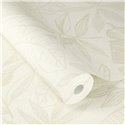 Rasch|Wallpaper romantic white floral leaves|Floral